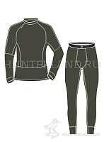 Термобелье "HAWK", Olive S-102-0